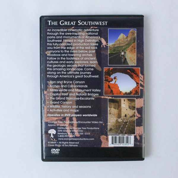 The Great Southwest An American Adventure DVD 2014 Good Condition