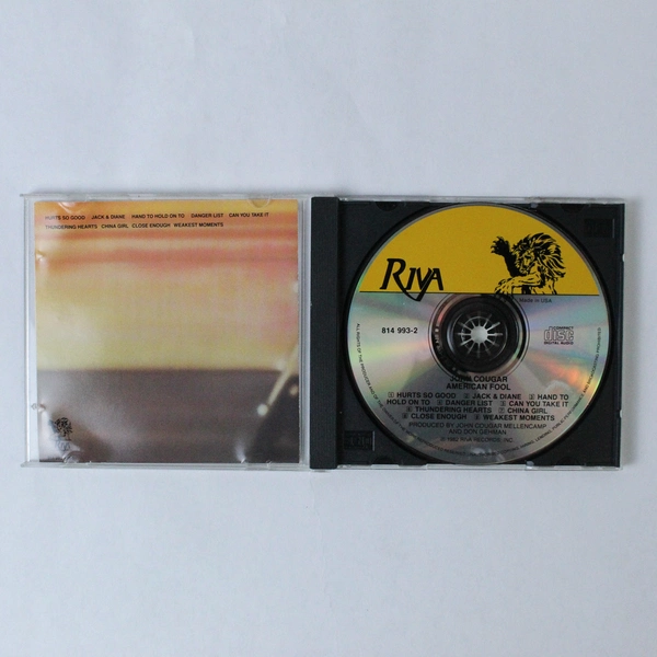 John Cougar Mellencamp American Fool CD 1982 Riva Reissue Pre-Owned