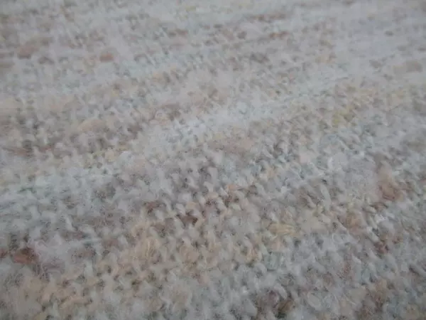 Saro Lifestyle Soft Blue Tan & Brown Knit Crochet Throw Accent Blanket Fringe