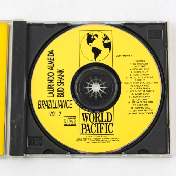 Brazilliance CD Volume 2 by Laurindo Almeida & Bud Shank 20 Songs