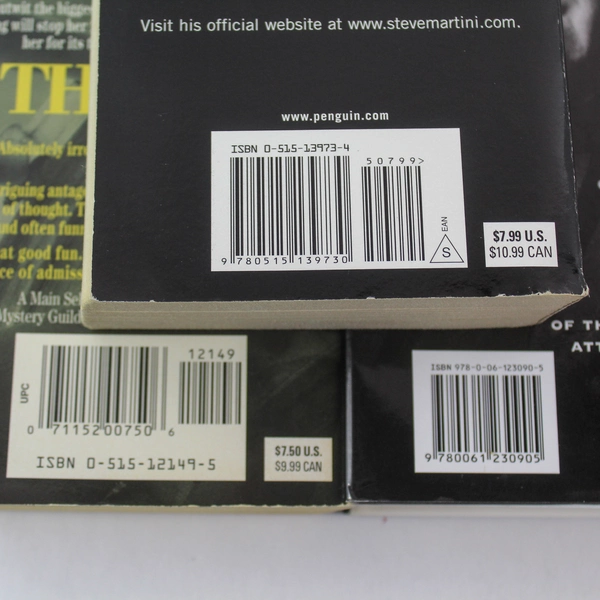 Lot of 3 Steve Martini Thriller Novels The List Double Tap Guardian of Lies