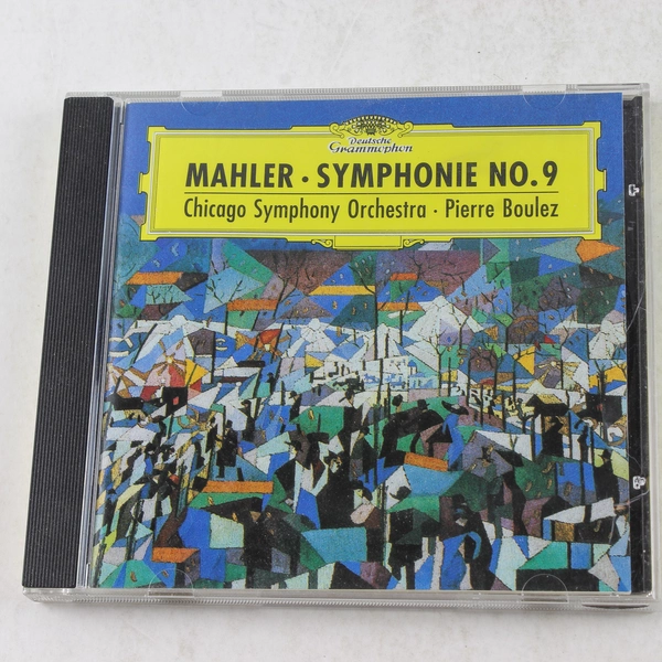 Gustav Mahler Symphony No. 9 CD Chicago Symphony Orchestra Pierre Boulez 1998