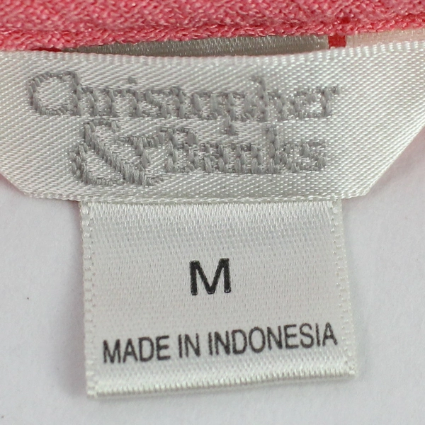 Christopher & Banks Pink Sleeveless Cross Over V Neckline Tank Top Size Medium