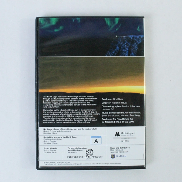 Nordkapp Home of Midnight Sun & Northern Light DVD 2009 Nordisk Films
