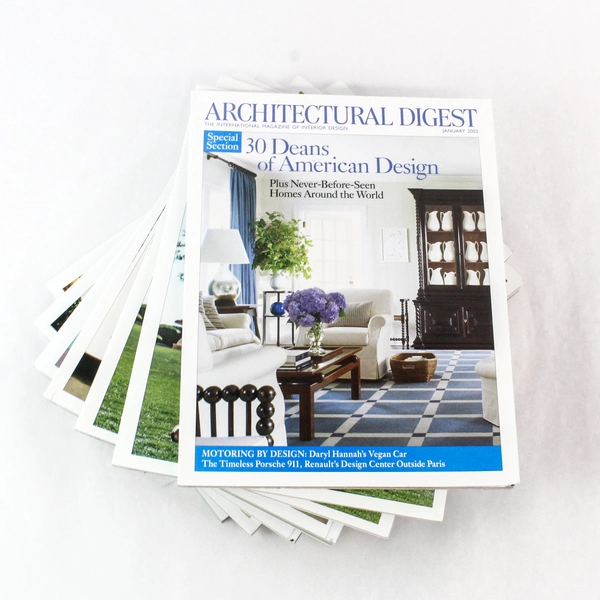 Lot of 7 Architectural Digest Magazines 2005 Jan, Mar-May, August & September