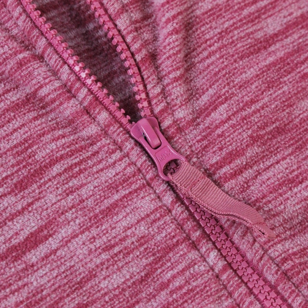 St John's Bay Active Fleece Vest Women's Size M Heather Pink Full Zip Polyester