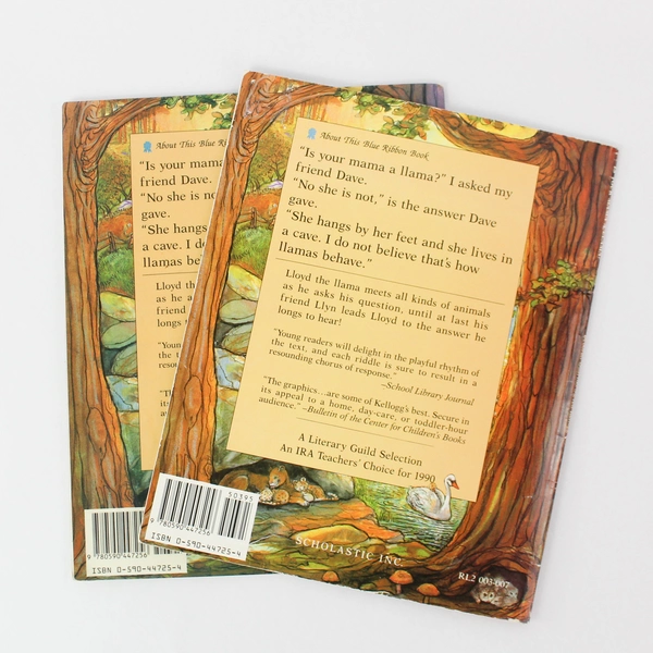 Lot of 2 Is Your Mama A Llama Children's Book Deborah Guarino 1989 Scholastic PB