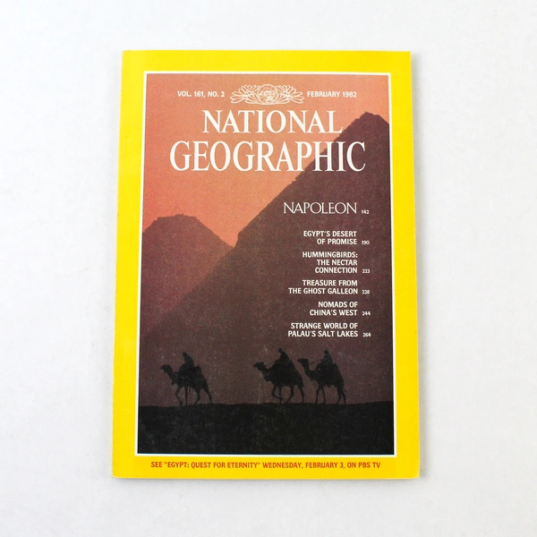 Vintage National Geographic Magazine February 1982 Edition Vol. 161 No. 2