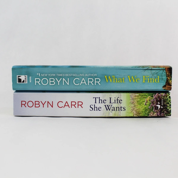 Lot of 2 Robyn Carr Novels What We Find & The Life She Wants Good Condition