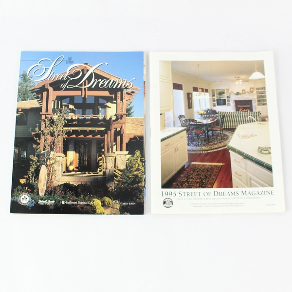 Lot of 4 Vintage Street of Dreams Home Tour Magazines 1995, 1997, 1998, 1999