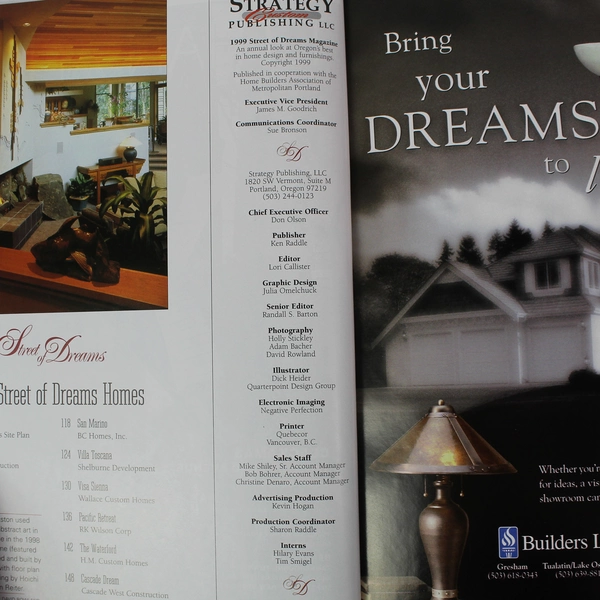 Lot of 4 Vintage Street of Dreams Home Tour Magazines 1995, 1997, 1998, 1999