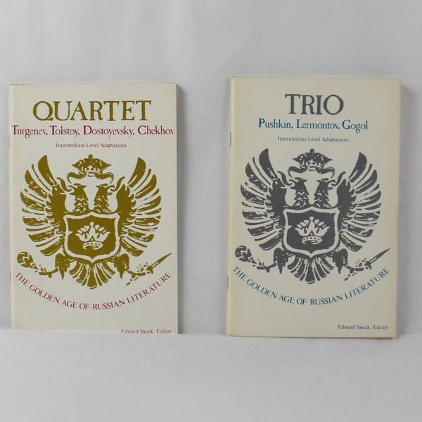 Lot Of 2 Russian Literature Books Quartet 1989 Trio 1991 Ed Swick Editor PB
