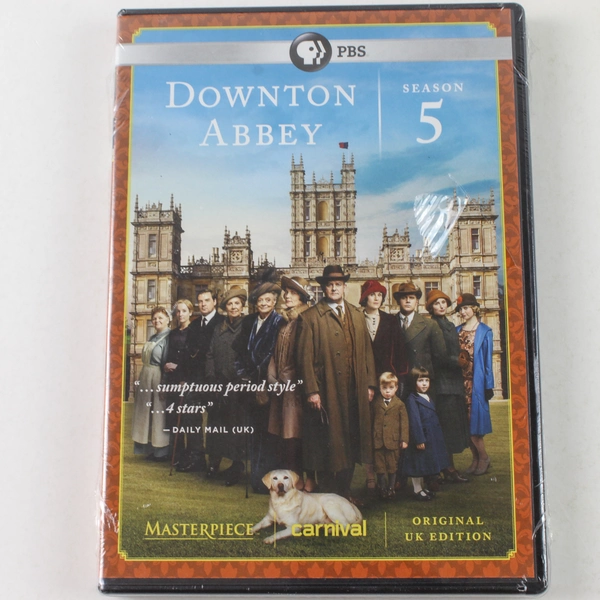 Masterpiece Downton Abbey Season 5 DVD 2015 New Sealed