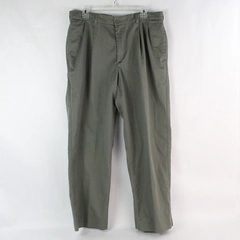 Izod PerformX Gray-Green Cotton Chino Pants Men's 36x30
