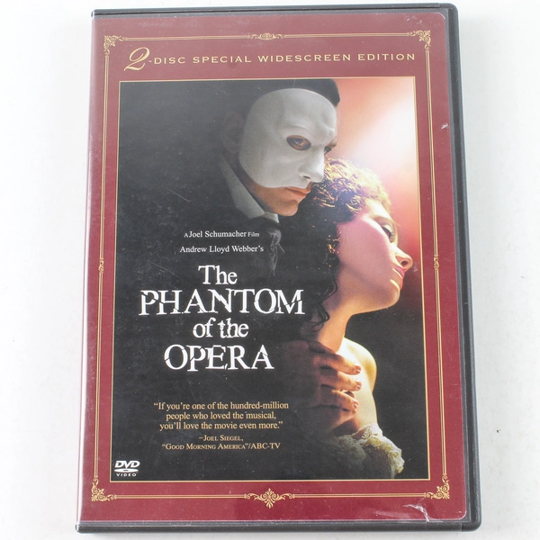 The Phantom of the Opera DVD 2004 2 Disc Special Widescreen Edition