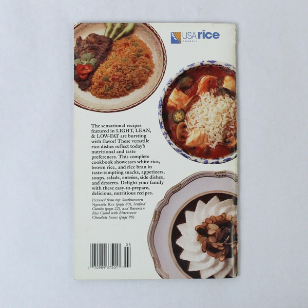 Favorite Recipes Light Lean and Low Fat Recipes Rice Council 1991 Paperback