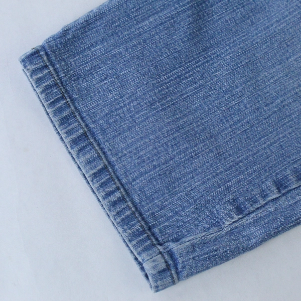 Vintage Classic Elements 14P Denim Capri Jeans Light Blue 4 Pockets
