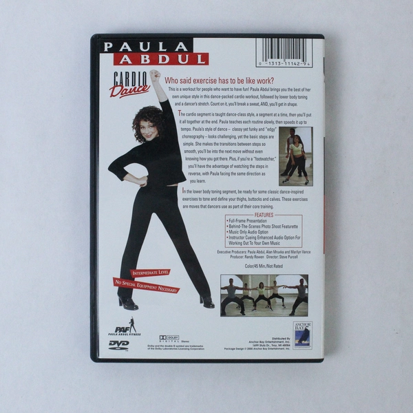 Cardio Dance Paula Abdul DVD 2000 Anchor Bay Entertainment