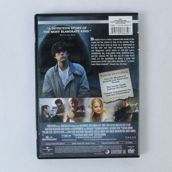 Brick A Detective Movie DVD 2006 Universal Studios Rated R