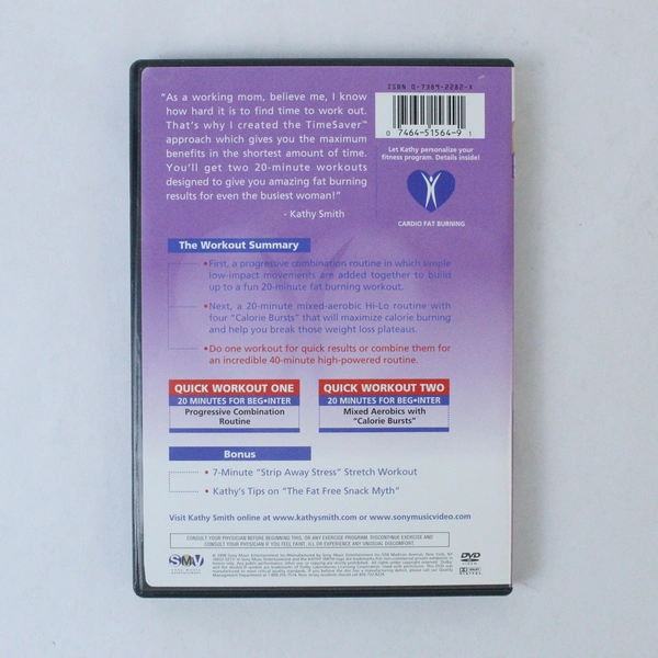 Kathy Smith Timesaver Cardio Fat Burner DVD 2001 Sony Music Entertainment