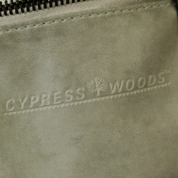 Cypress Woods 3 Pocket Zippered Faux Leather Fanny Pack Tan Adjustable Zip Top
