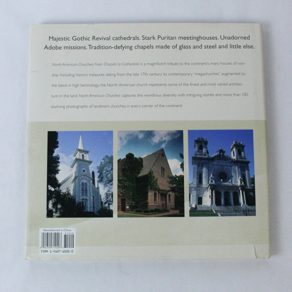North American Churches From Chapels to Cathedrals 2004 Hardcover Book
