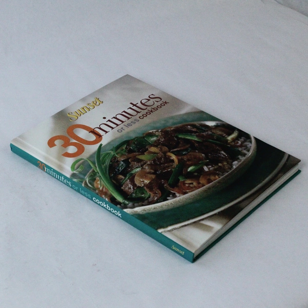 Sunset 30 Minutes or Less Cookbook 1997 Hardcover Good Condition