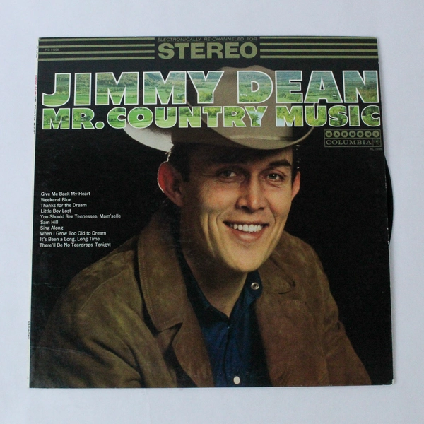 Jimmy Dean Mr. Country Music Vinyl LP 1967 Columbia 33RPM
