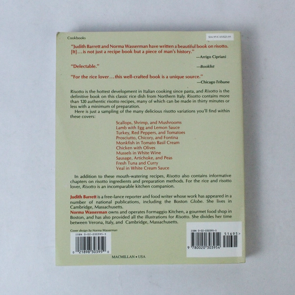 Risotto More than 100 Recipes 1987 Paperback