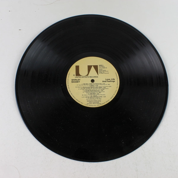 Shirley Bassey Love Life And Feelings 1976 Vinyl LP UA-LA605-G United Artists