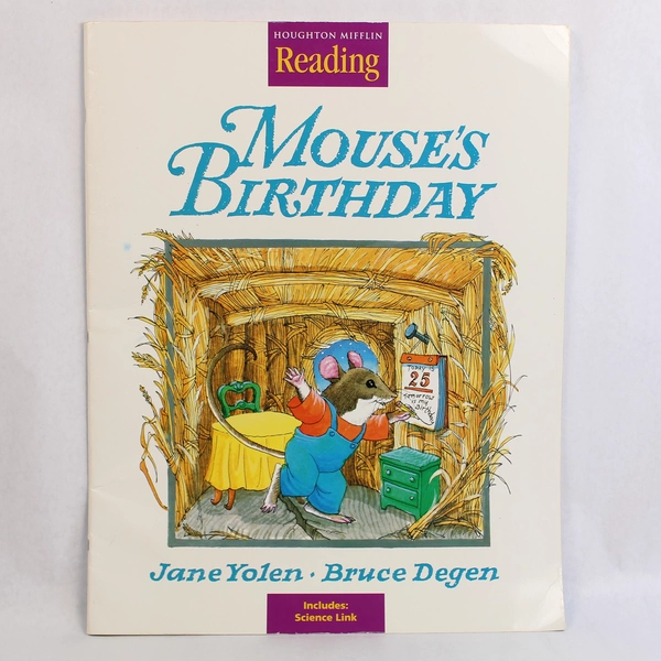 Houghton Mifflin Reading Big Book Mouse's Birthday by Yolen & Degen 2005