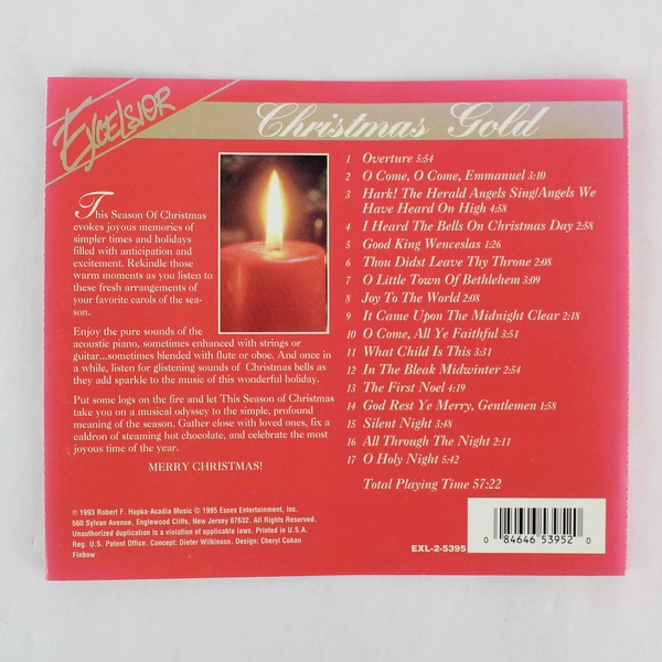 Christmas Gold This Season Of Christmas by Bob Hupka 1993 Essex Entertainment CD