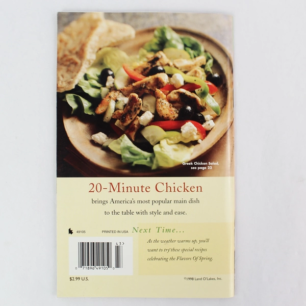 Vintage 1998 Land O' Lakes Recipe Collection Magazine #43 20-Minute Chicken