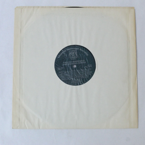 English Madrigals Wedding Songs Special Issue Wedding Prince Of Wales Diana LP