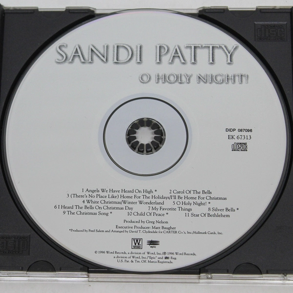 Sandi Patty O Holy Night CD 1996 Word Records Good Pre-Owned Condition