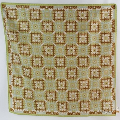 Vintage Trevira Ponte Tresa Multicolor Square Scarf Made in Italy 27x27"