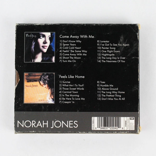 Come Away With Me & Feels Like Home Norah Jones 2006 2 CD Albums Set