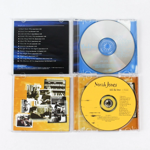 Come Away With Me & Feels Like Home Norah Jones 2006 2 CD Albums Set