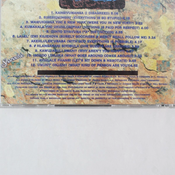 Thuthukani Ngoxolo Album by Ladysmith Black Mambazo 1996 CD Shanachie