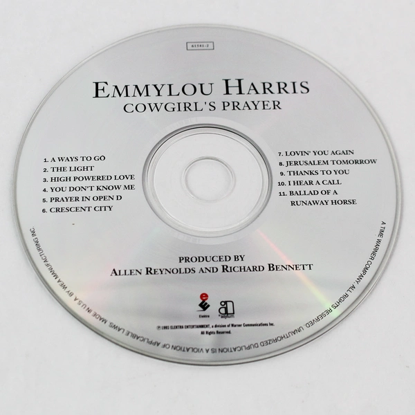 Cowgirl's Prayer Album by Emmylou Harris 1993 CD Elektra Records
