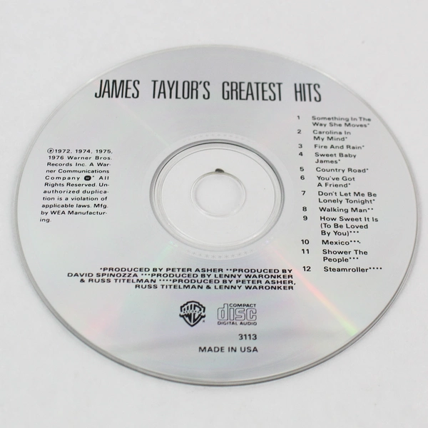 James Taylor Greatest Hits 2005 CD Warner Bros. Records