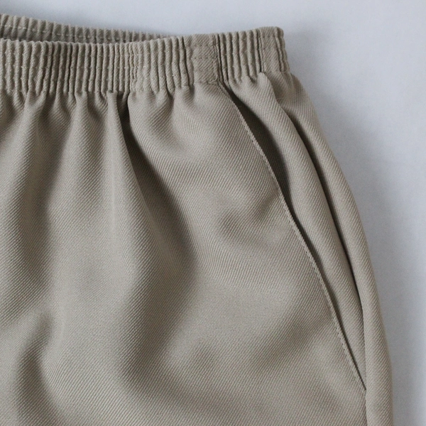 Alfred Dunner Slacks Pants Women's Size 14 Beige Elastic Waist Pockets