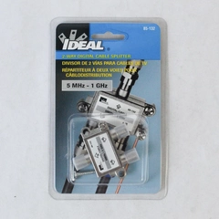 Ideal 2 Way Digital Cable Splitter 85-132 5MHZ - 1GHZ 
