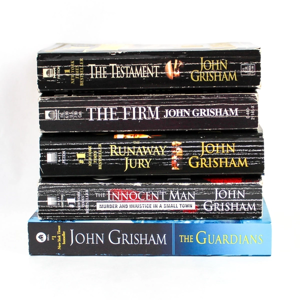 Lot of 5 John Grisham Novels Guardians Runaway Jury Innocent Man Testament Firm