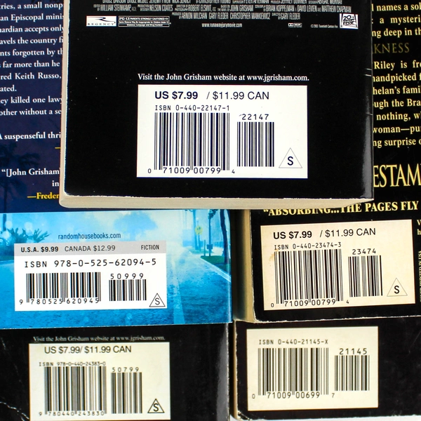 Lot of 5 John Grisham Novels Guardians Runaway Jury Innocent Man Testament Firm