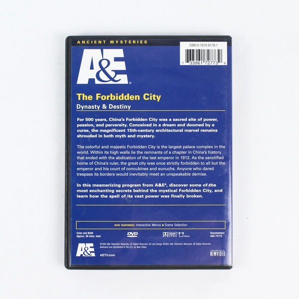 Ancient Mysteries The Forbidden City Dynasty & Destiny A&E DVD