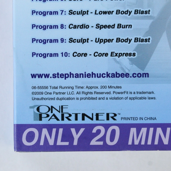 Stephanie Huckabee's Power Fit Harmony 10-Disc Fitness DVD Set