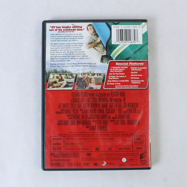 RV DVD Movie 2006 Widescreen Robin Williams Berry Sonnenfield Film