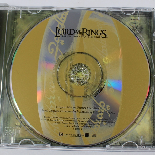 The Lord of the Rings Fellowship of the Ring Soundtrack CD 2001 Reprise