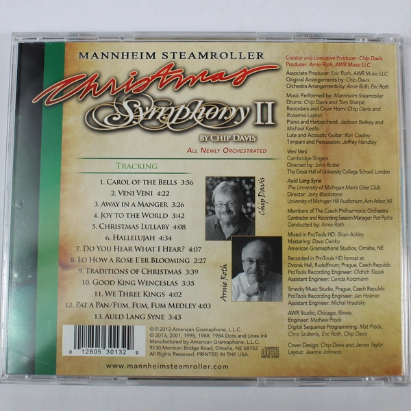 Mannheim Steamroller Christmas Symphony II CD 2013 American Gramaphone